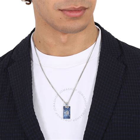 gucci mens ghost necklace|Gucci ghost pendant necklace in silver.